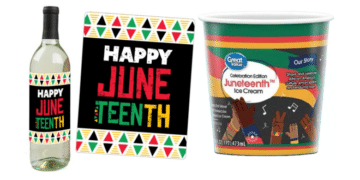 Walmart Launches Juneteenth Ice Cream, Wine, T-Shirts and Merchandise, Claims a Trademark on the Word Juneteenth